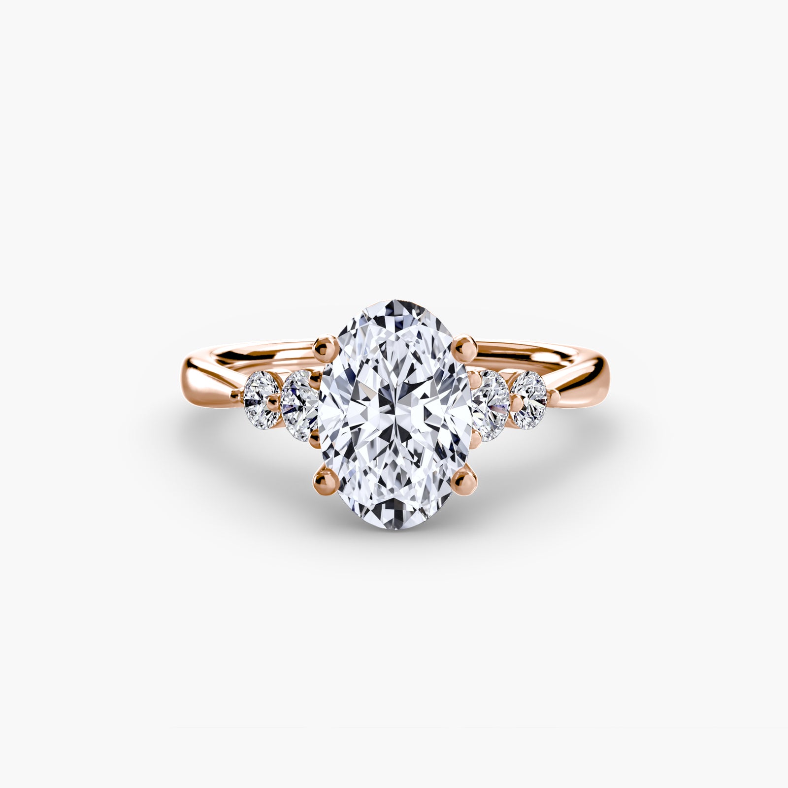 Solitaire with Shoulder Accents 2