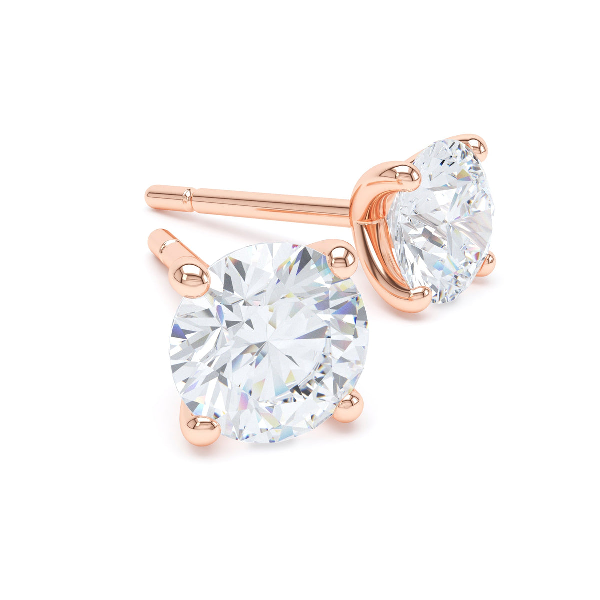 Lab Grown Diamond Stud Earrings