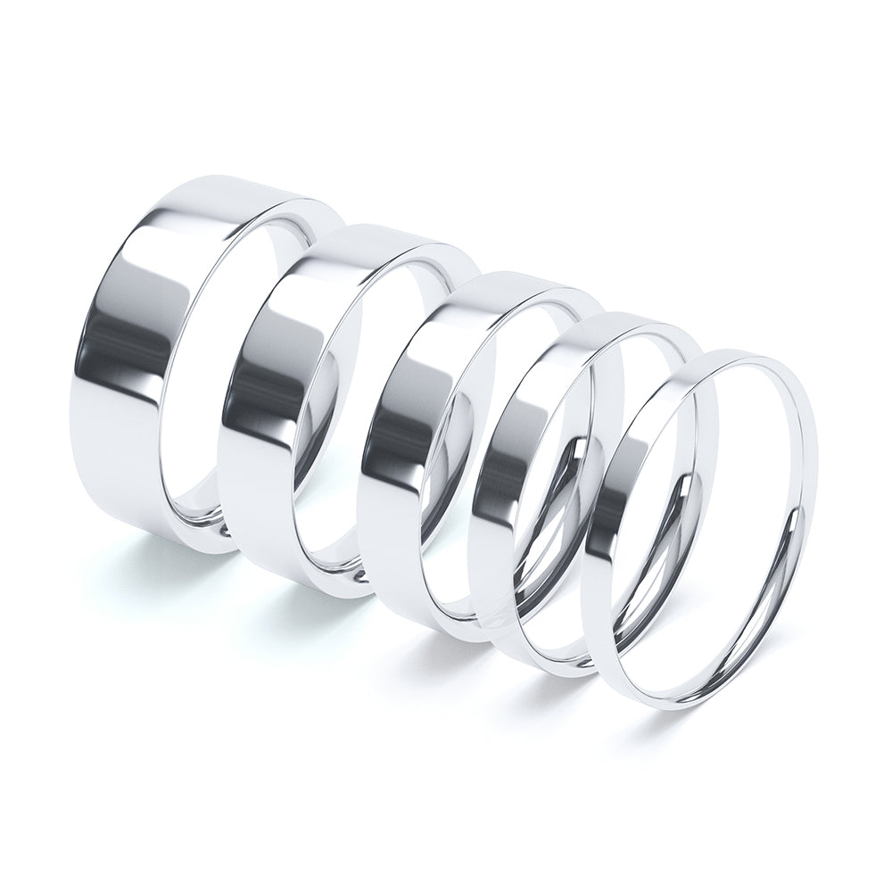 Ladies Flat Court Wedding Band