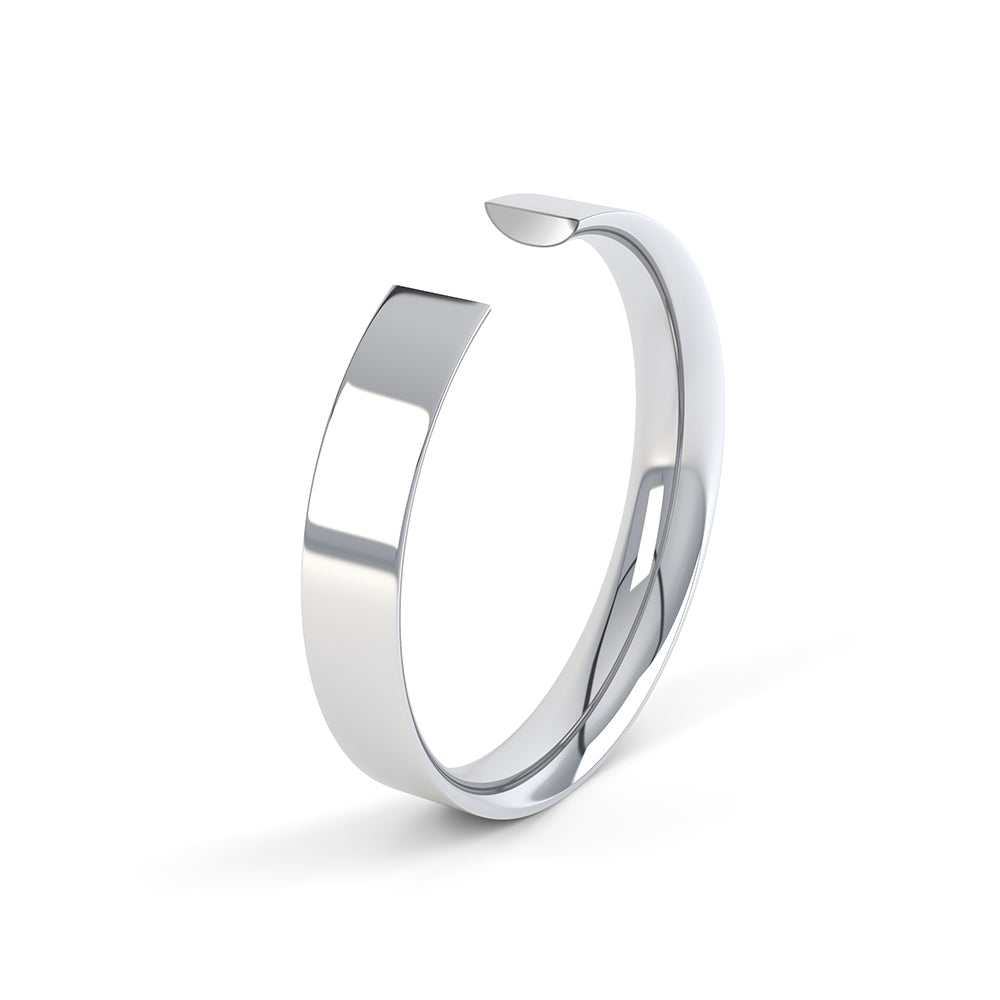 Ladies Flat Court Wedding Band