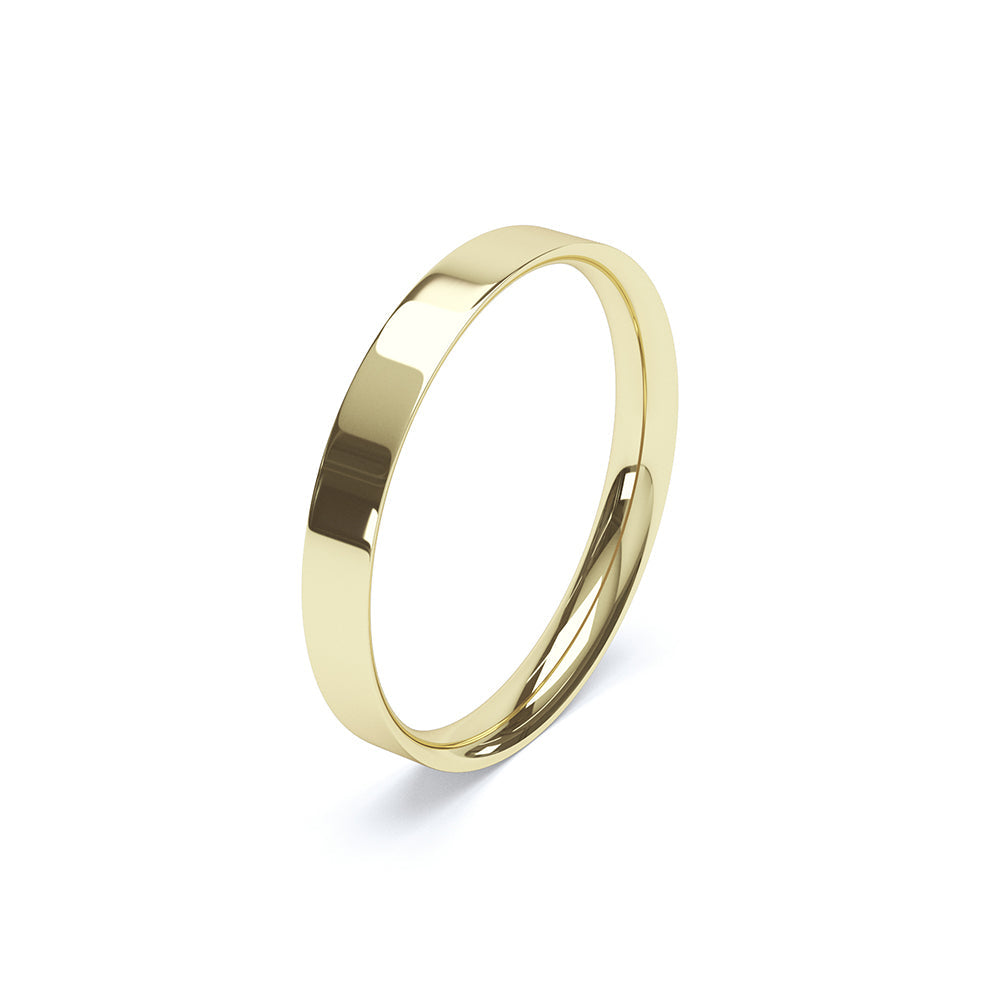 Ladies Flat Court Wedding Band