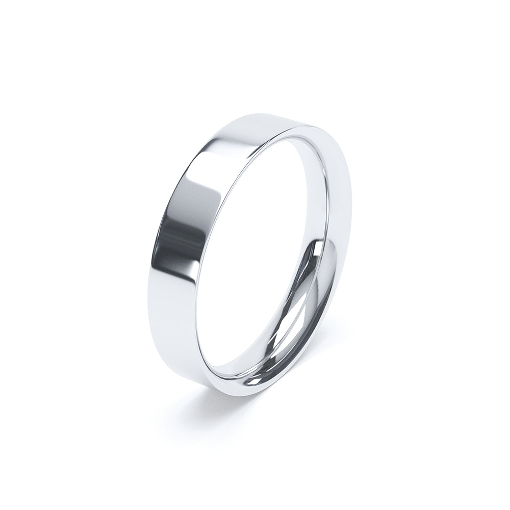 Gents Flat Court Wedding Band