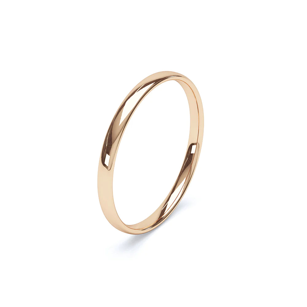 Ladies Slight Court Wedding Band