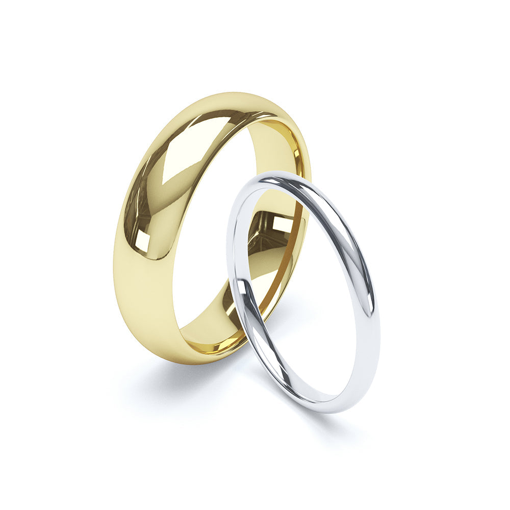 Gents Traditional Court Wedding Band