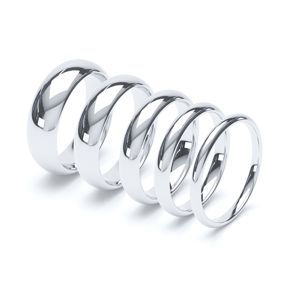 Ladies Traditional Court Wedding Band