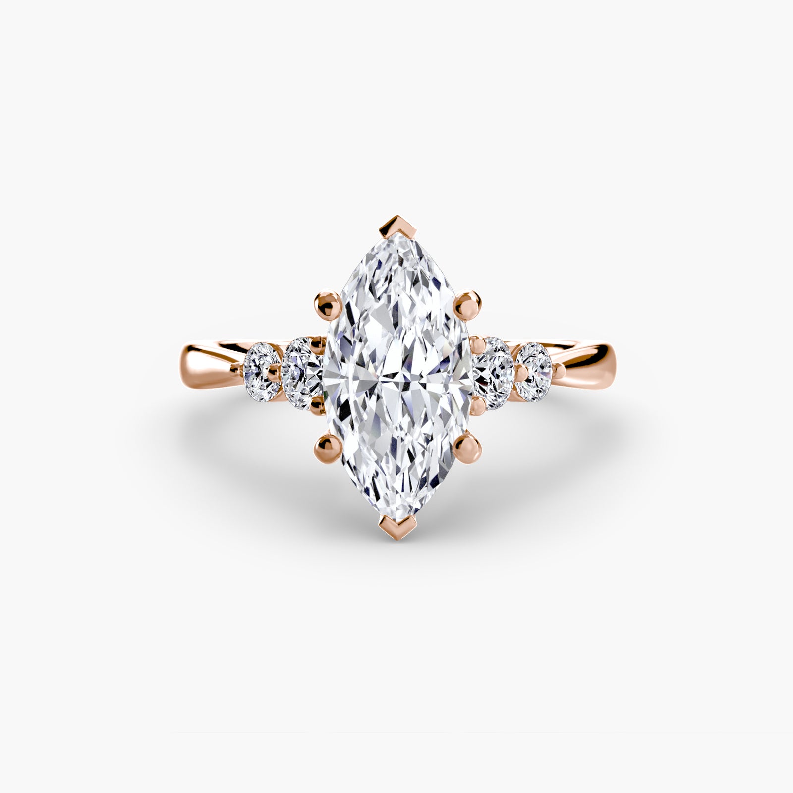 Solitaire with Shoulder Accents 2