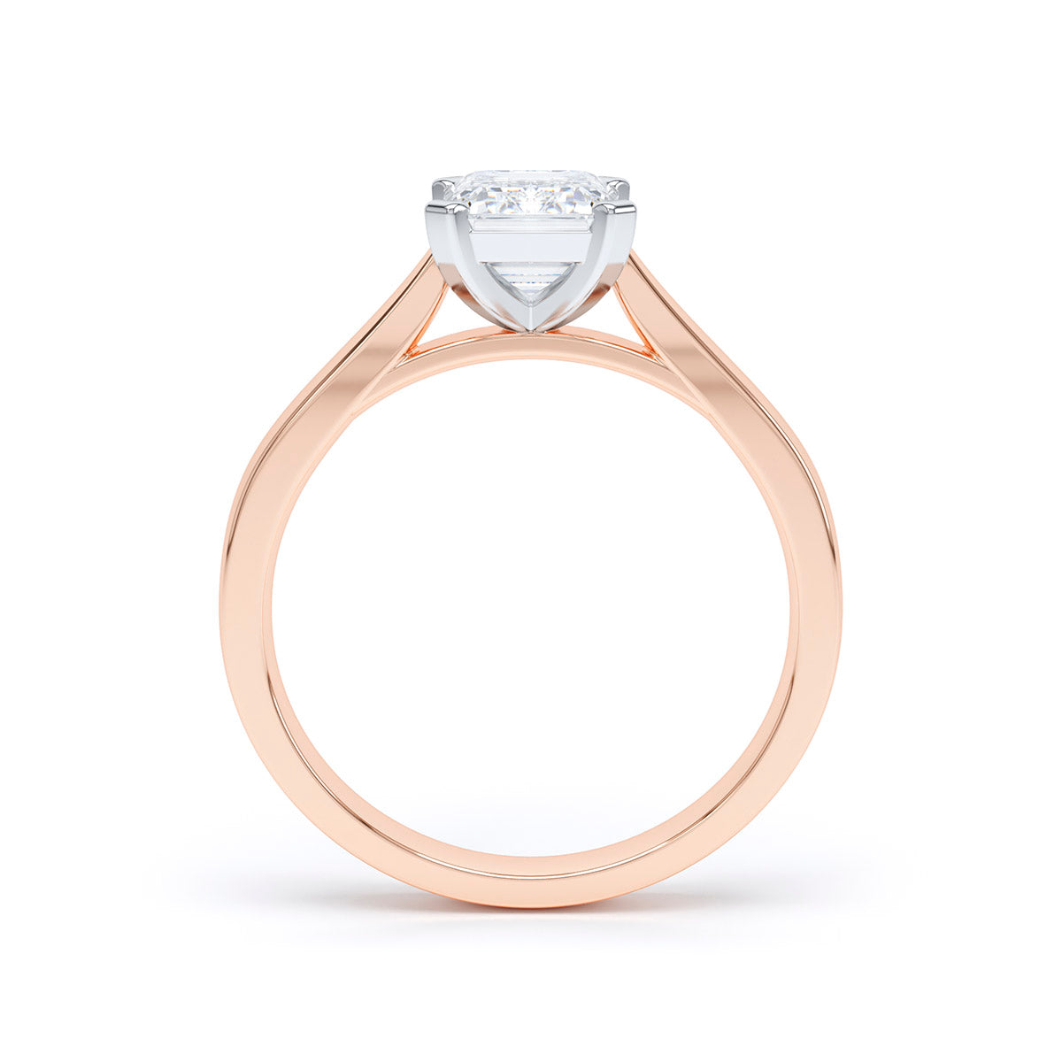 Rose Diamond Engagement Ring