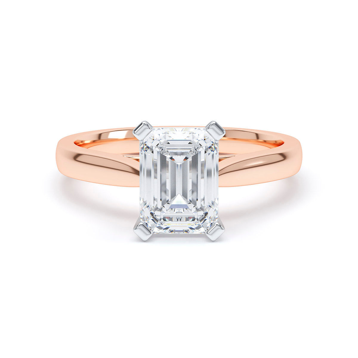 Rose Diamond Engagement Ring