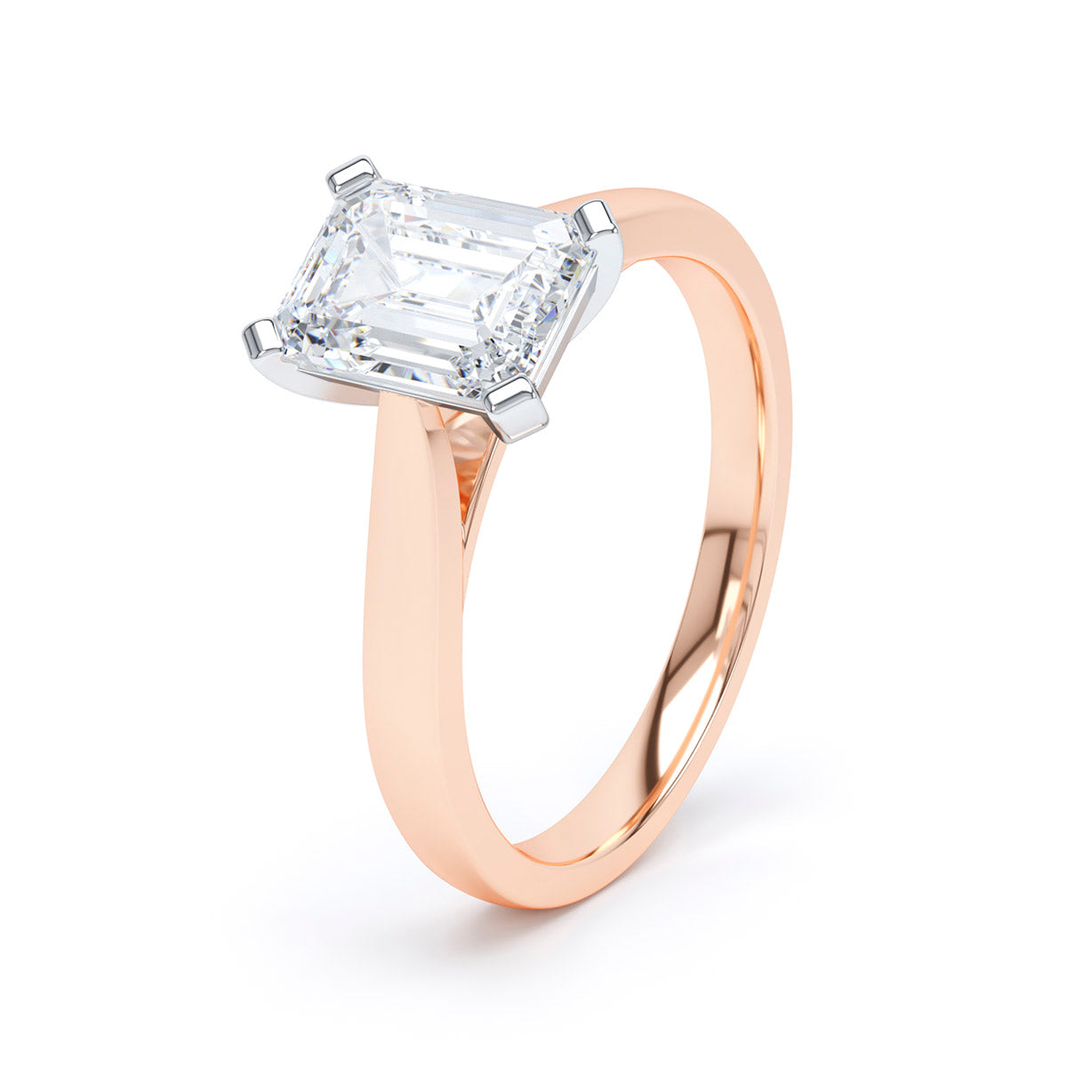 Rose Diamond Engagement Ring