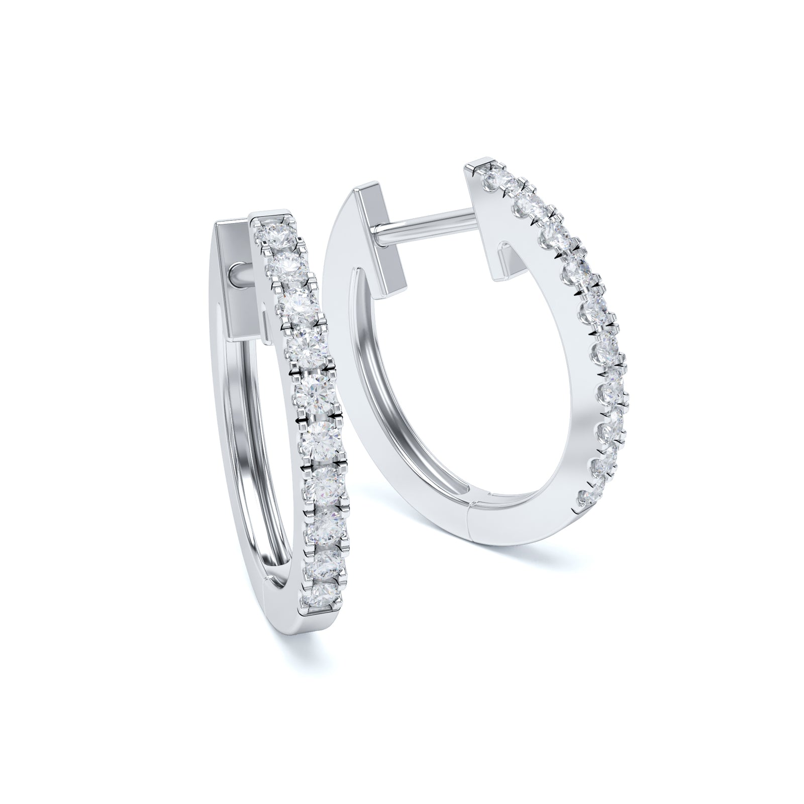 Claw Set Diamond Earrings