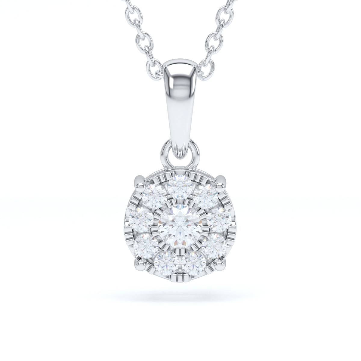 Starburst Diamond Pendant