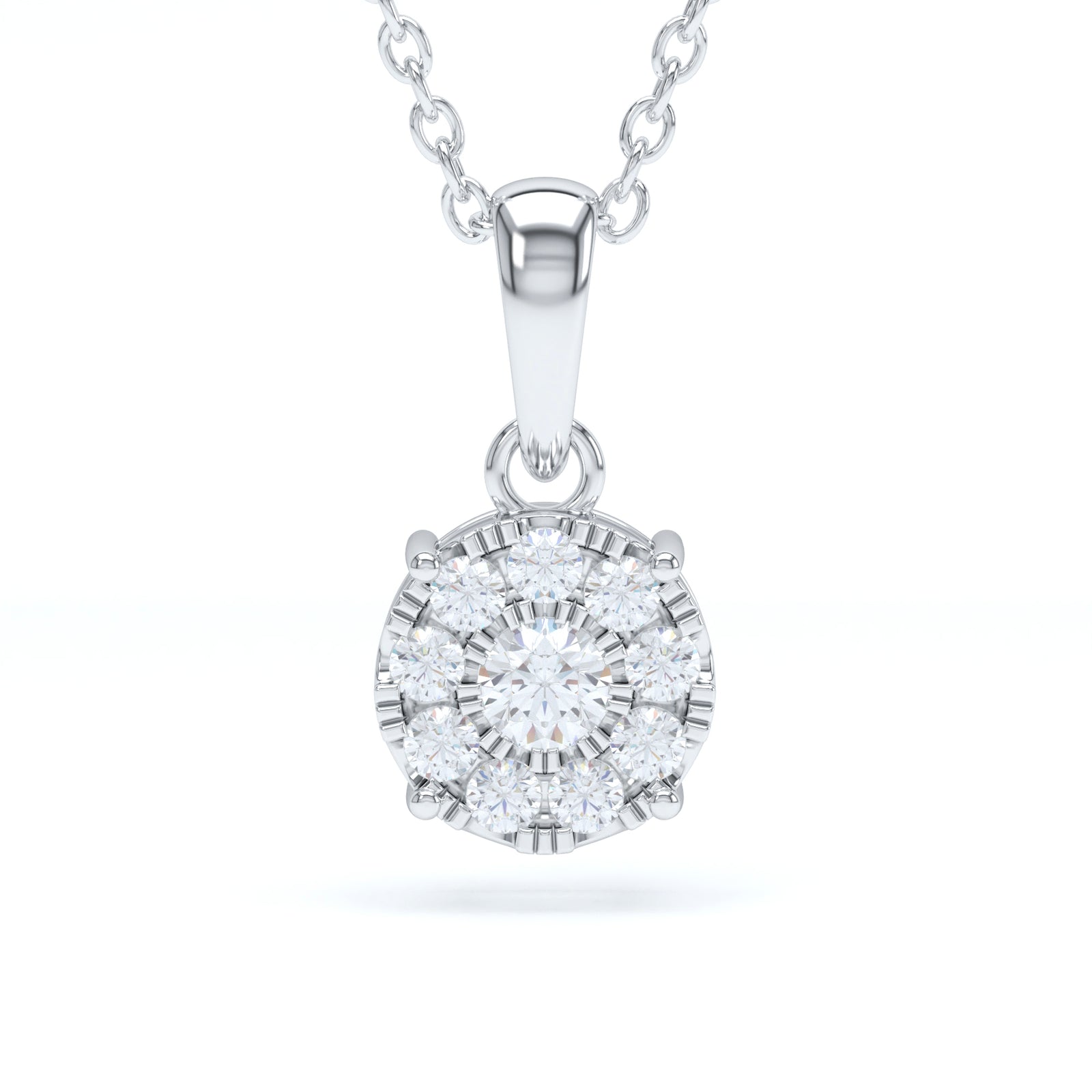 Diamond pendant with earrings price hotsell