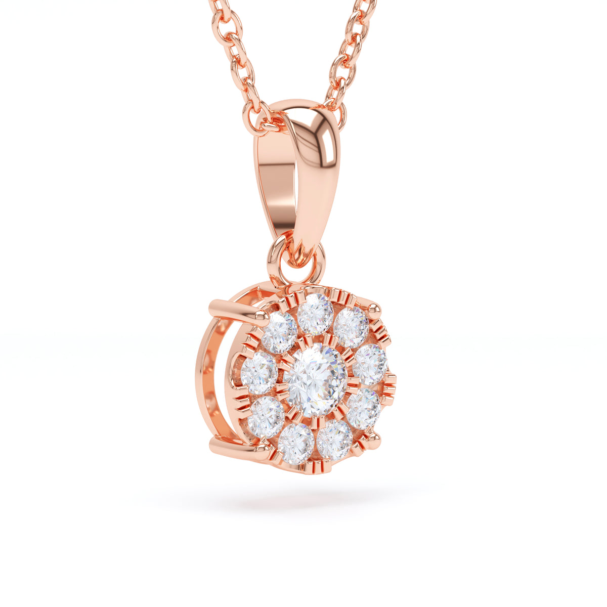 Starburst Diamond Pendant