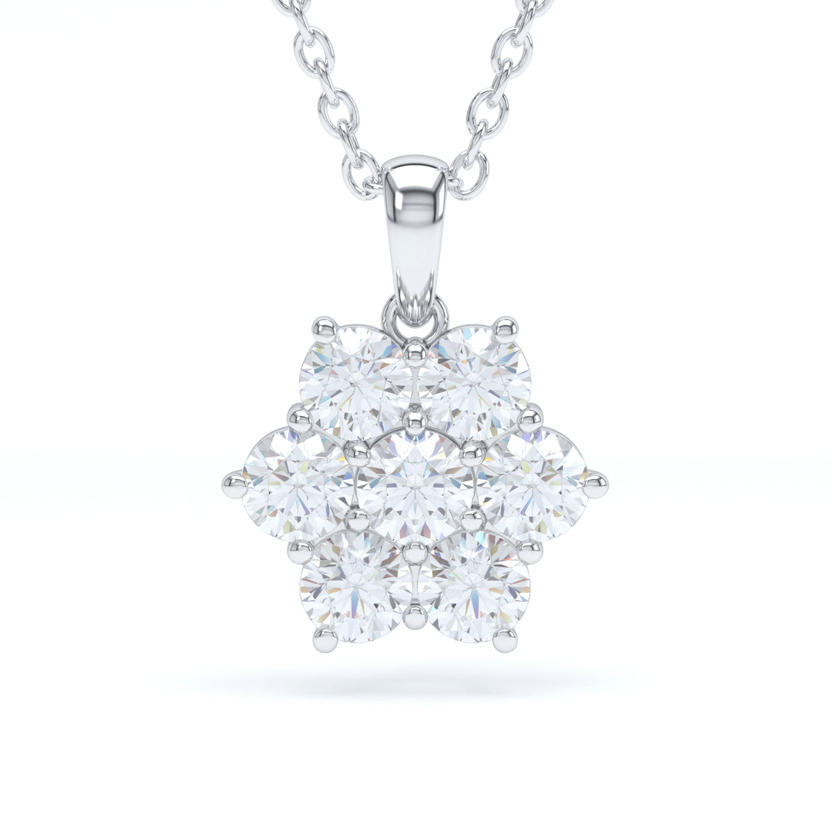 Diamond Cluster Pendant