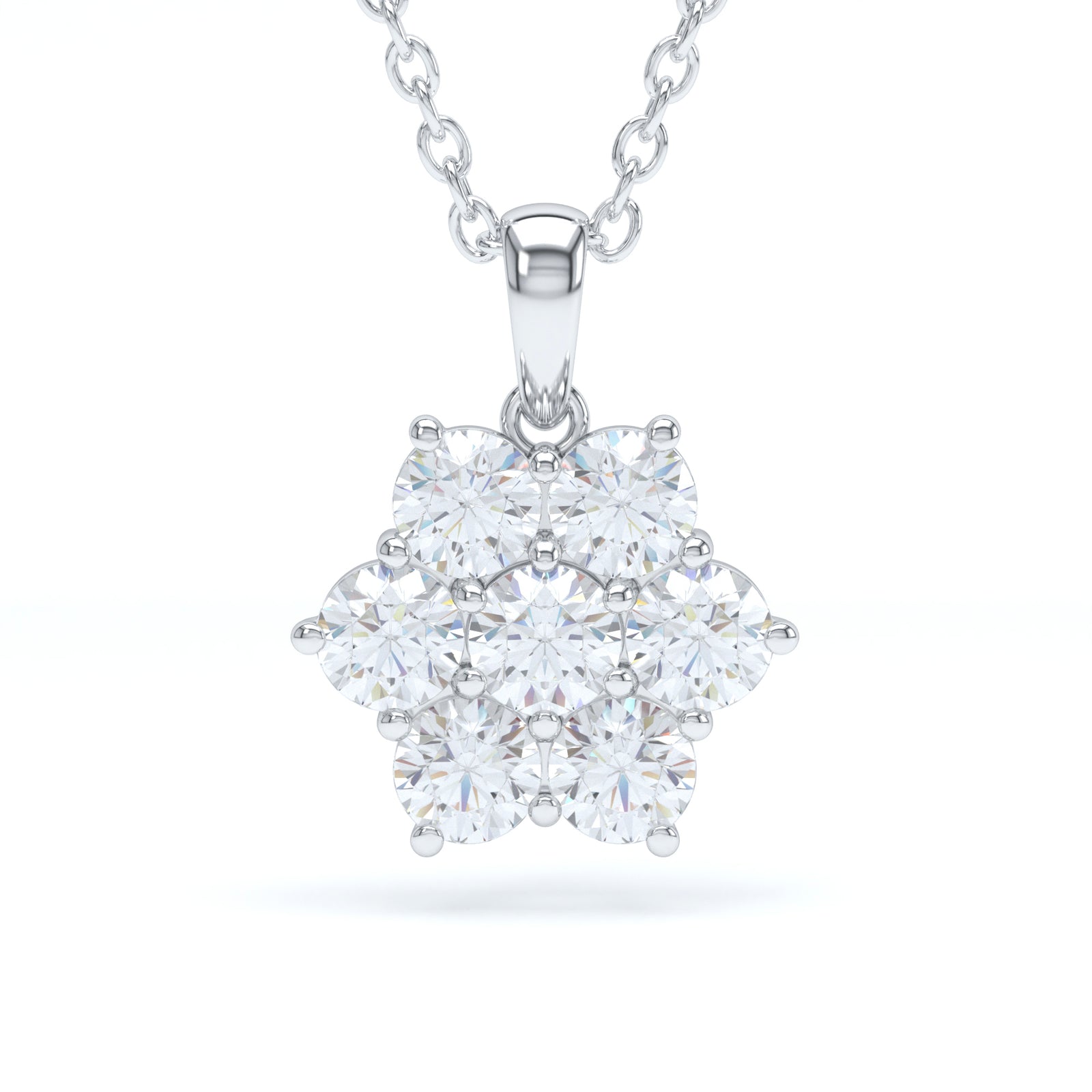 Diamond Cluster Pendant