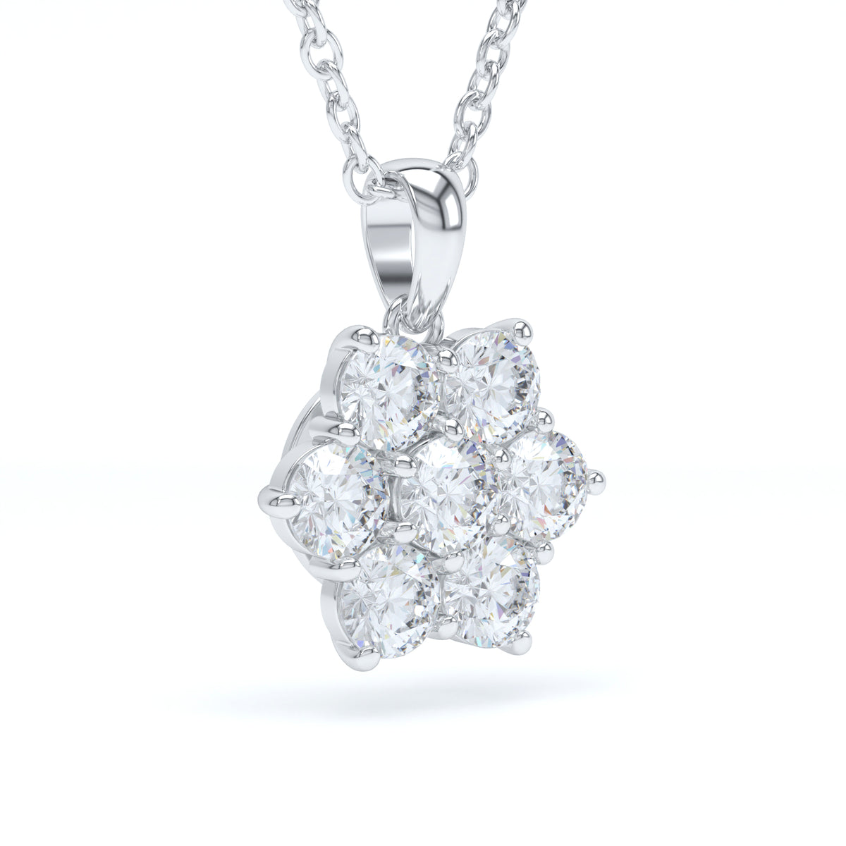 Diamond Cluster Pendant