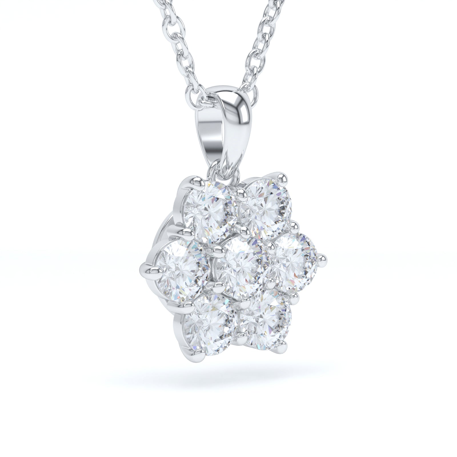 Diamond Cluster Pendant