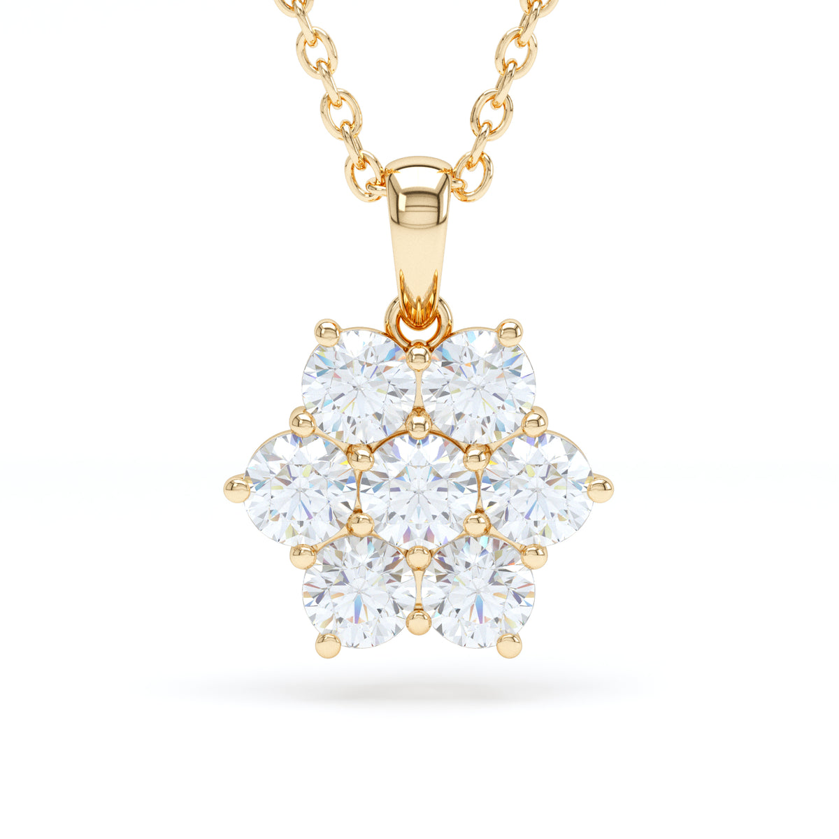 Diamond Cluster Pendant