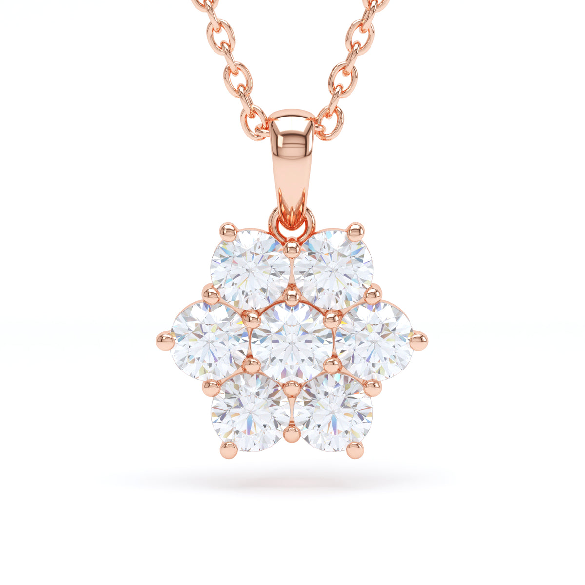 Diamond Cluster Pendant