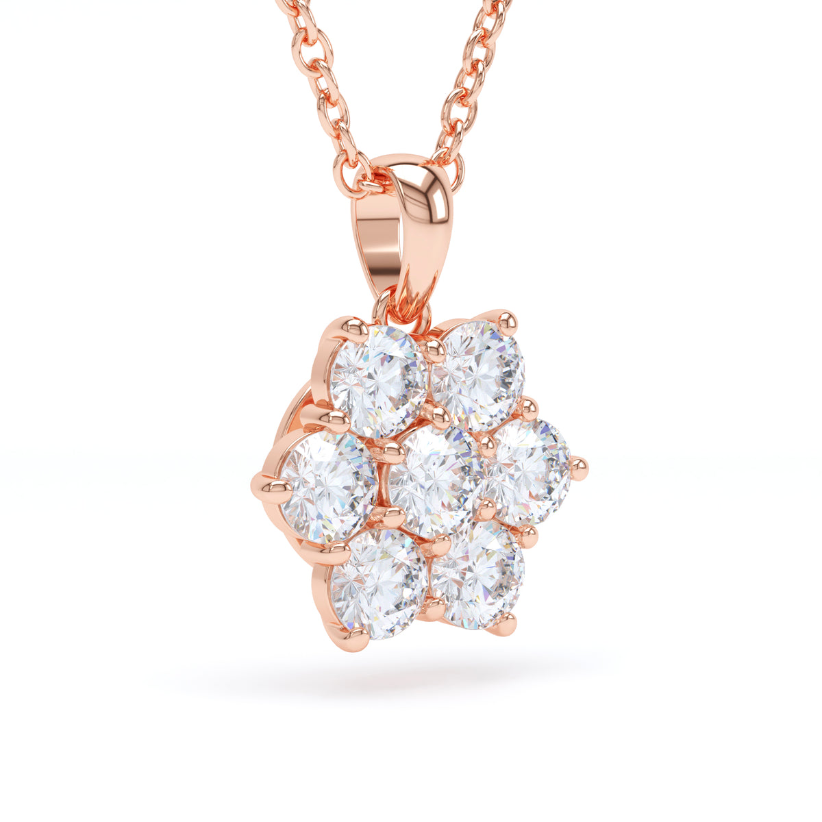 Diamond Cluster Pendant