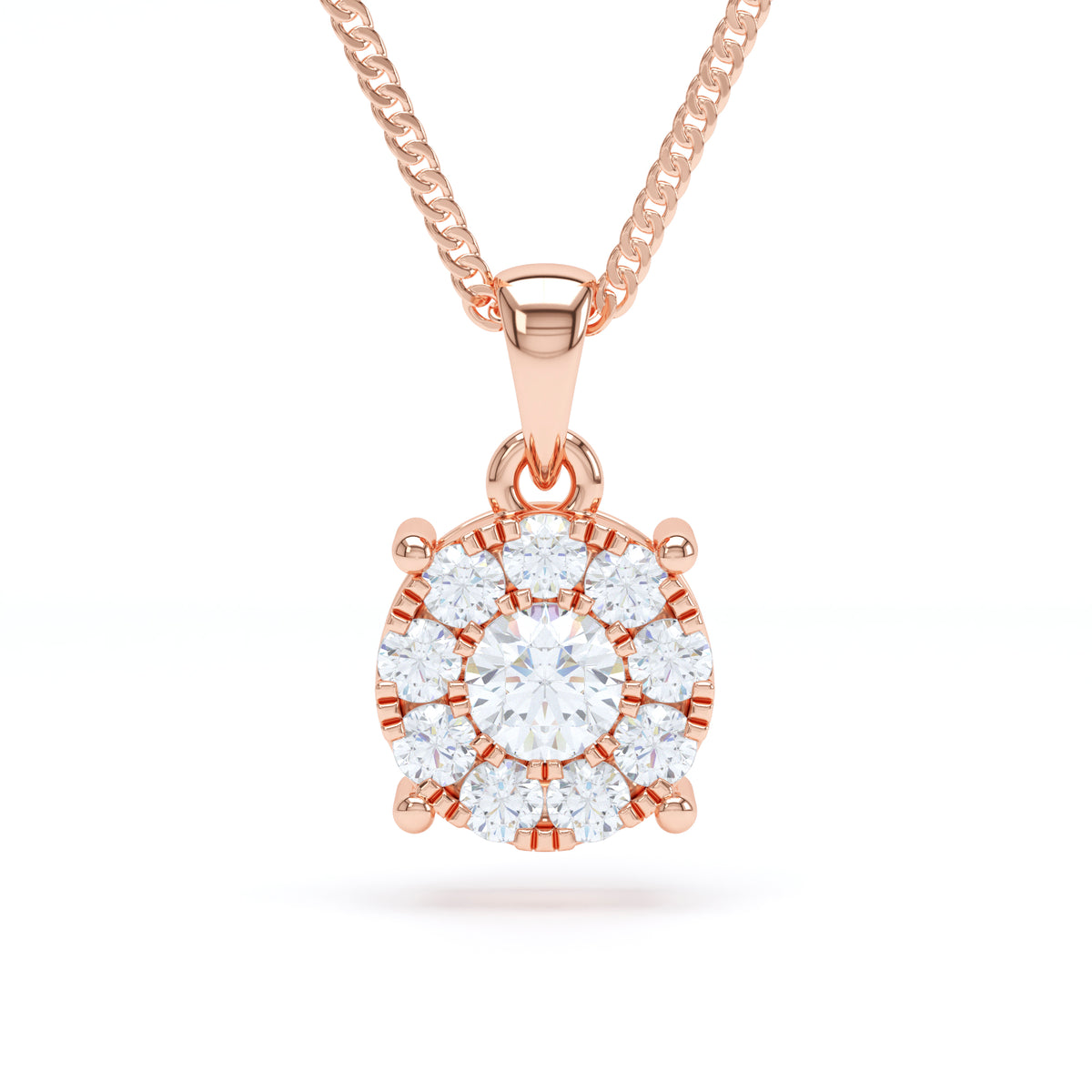 STARBURST DIAMOND PENDANT - LARGE