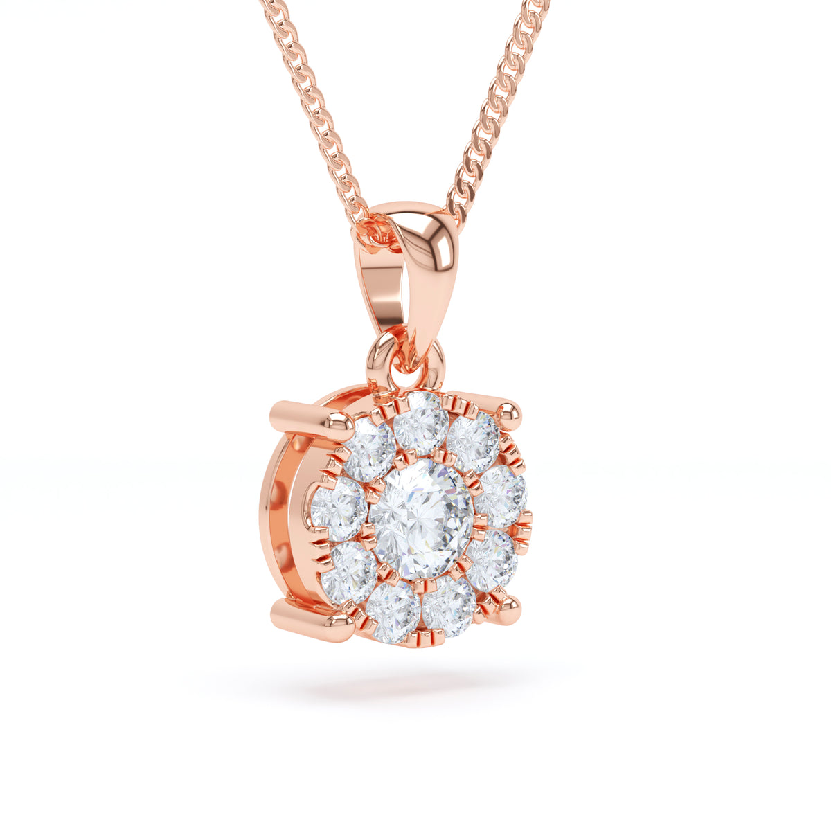 STARBURST DIAMOND PENDANT - LARGE